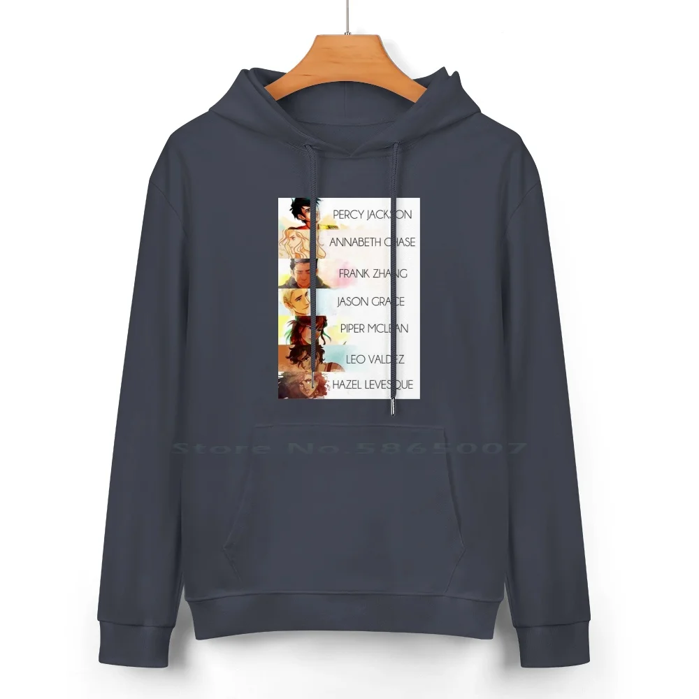 Sweat à capuche en pur coton Percy Jackson, 24 couleurs, reconnaissance de l'Olympus, Annabe Chase, Frank Zhang champion Grace Piper