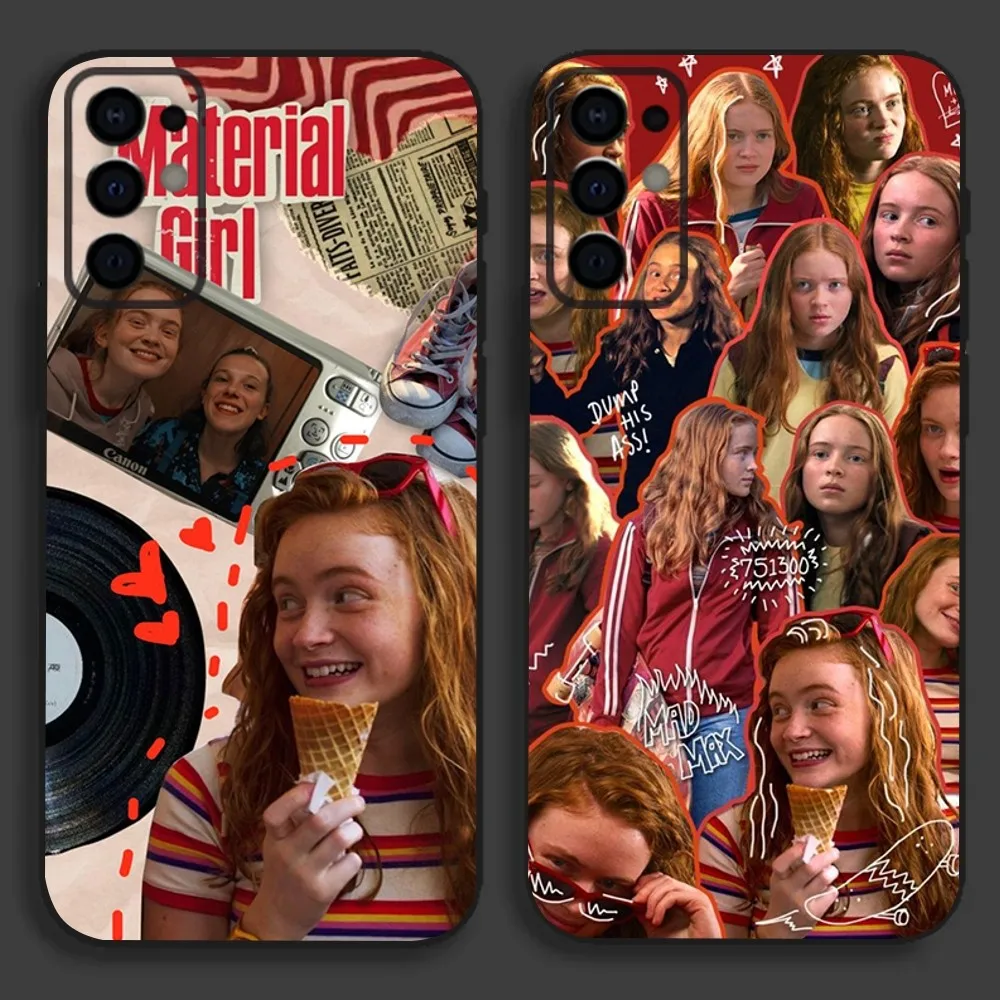 Actor S-Sadie Sink Phone Case For Samsung S24,S21,S22,S23,S30,Ultra,S20,Plus,Fe,Lite,Note,10,9,5G Black Soft Cover