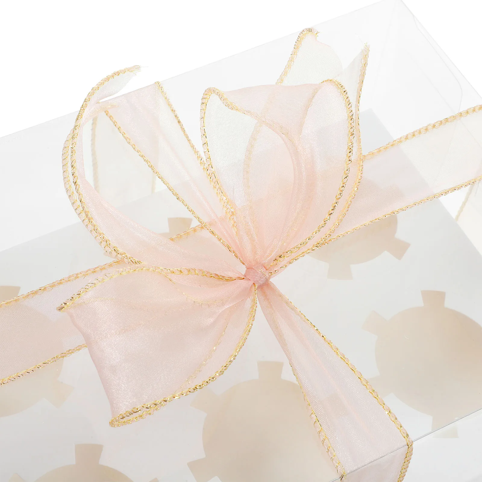 

4Pcs Cupcake Boxes Clear Bakery Container Sturdy Portable Cake Packaging for Donuts Cookies Party Gifts Cupcake Boxes