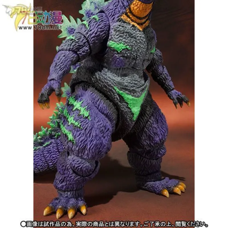 Oryginalna figurka Bandai S.H.MonsterArts Godzilla Feat.EVA-01, gotowa, ruchoma, seria lalek, model, zabawki, prezenty dla chłopców