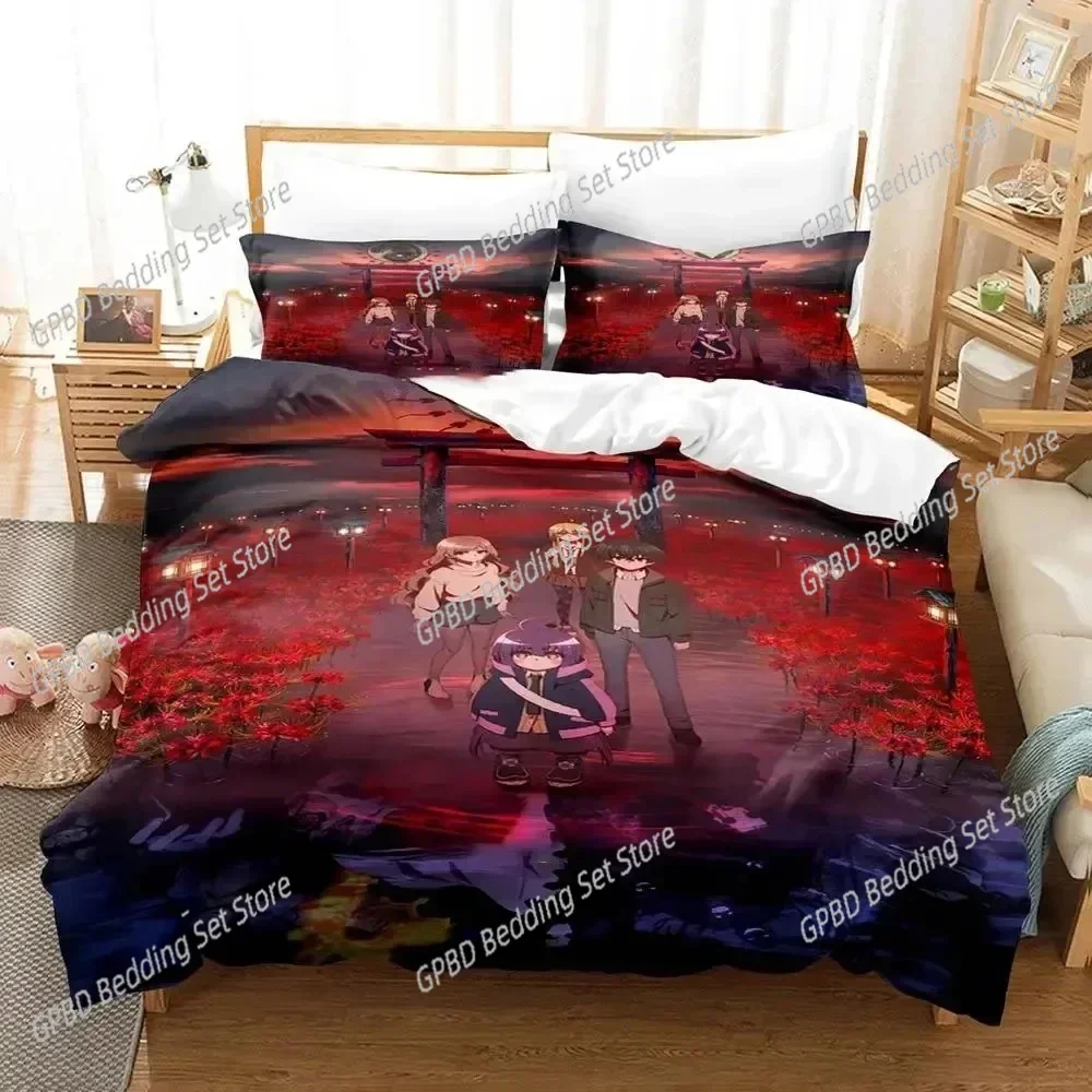 

Anime Dark Gathering Bedding Set 3D Printed Suitable for Bedroom Duvet Cover Set With Pillowcases Kids Home Textile