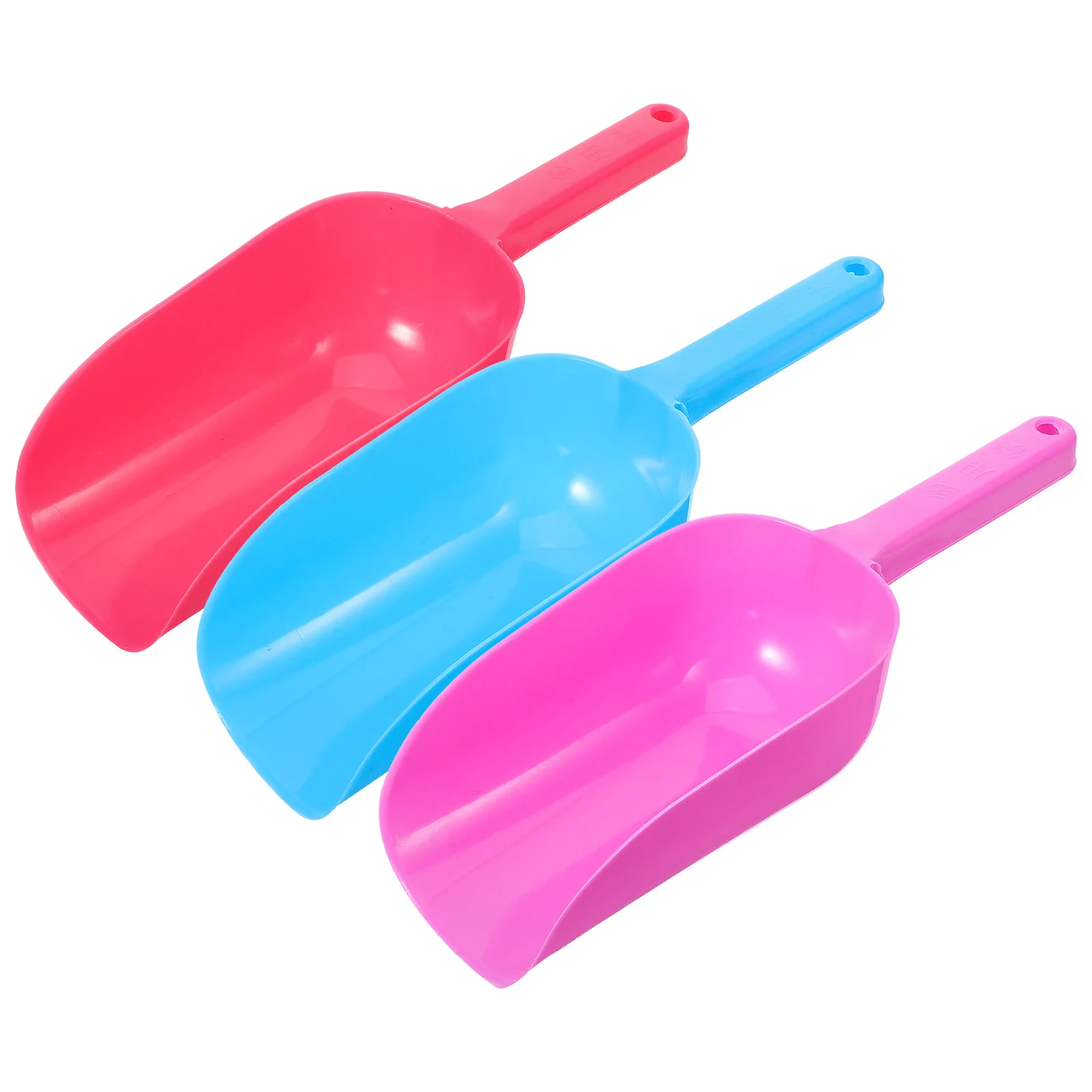 

Plastic Snow Shovel Toys Kids Beach Sand Toys Lightweight Mini Shovels Short Handle No Burrs Promote Coordination