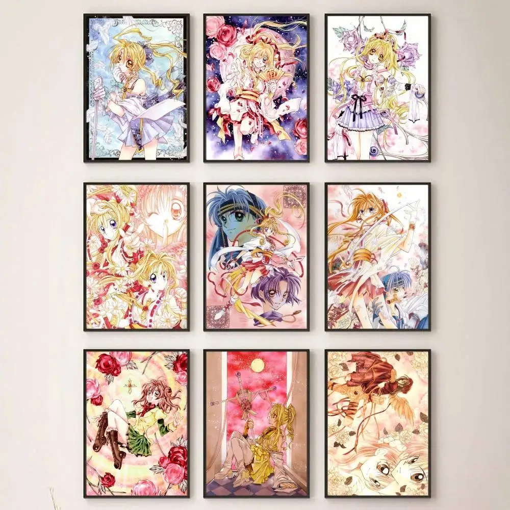 Kamikaze Kaitou Jeanne-Póster de Anime, pintura artística de pared, pegatinas de pared para dormitorio, decoración de la habitación del hogar