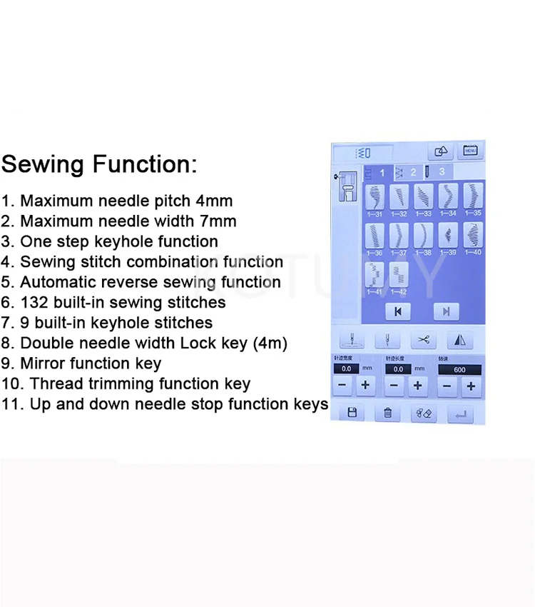 MRS600 Automatic Household Embroidery Machine 220V/110V Multifunctional Sewing And Embroidery Machine Embroidery Machine