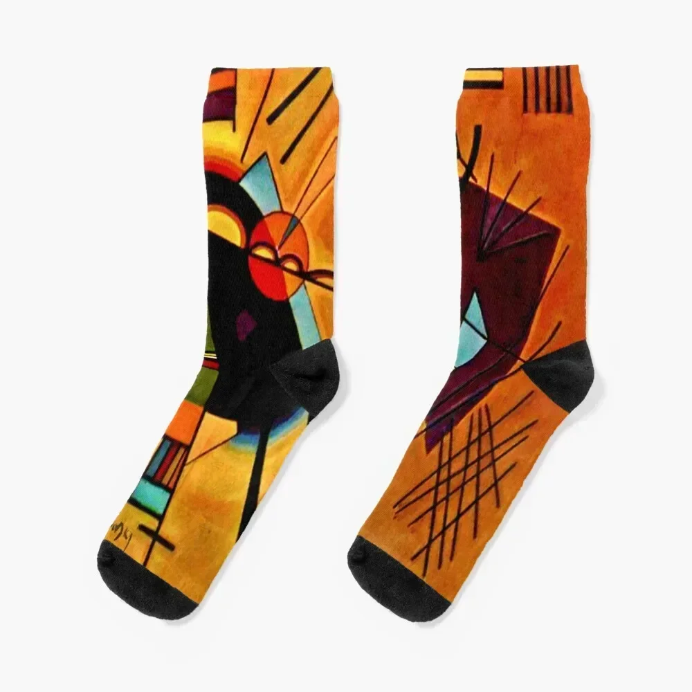 

kandinsky 'Black and Violet' | Kandinsky Inspired Fine Art w/ Signature Socks heated snow golf Luxury Woman Socks Men's