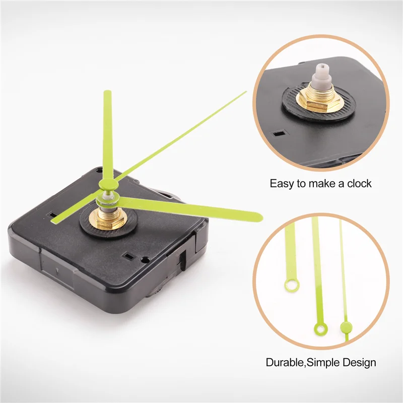 ABGR-Quarzwerk, Wanduhr, Bewegungsmechanismus, leiser Modus, DIY-Reparatur, Ersatz für Teile, Heimdekoration
