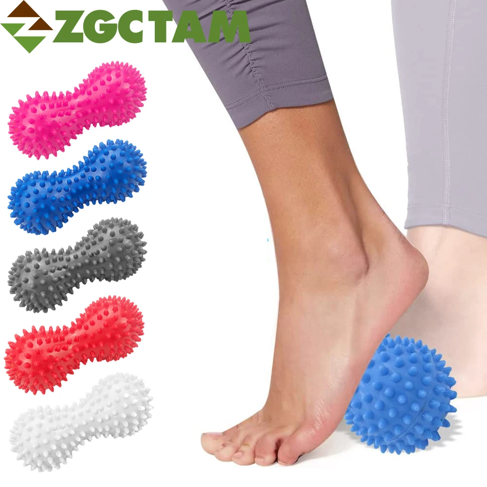 Foot Massage Roller, Peanut Ball, Sensory Training Grip Ball, Deep Point Massage Relief Heel Foot Arch Pain, Plantar Fasciitis