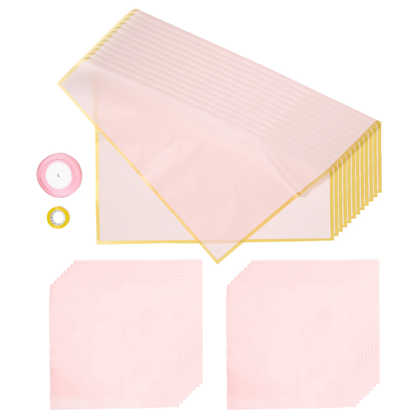 

1Sets Waterproof Bouquet Wrapping Paper Romantic Floral Packaging Paper DIY Craft Sheets for Wedding Valentine