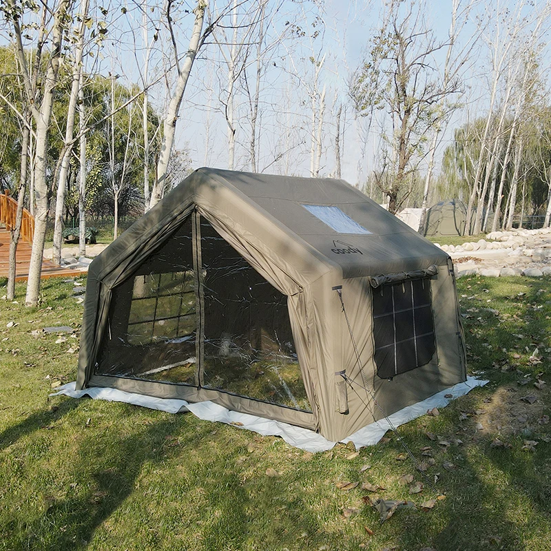 

9.0 Air Tent-Army Green High Quality Wholesale Camping Zelt Outdoor Family Easy Set Up Portable Foldable Inflatable Tent