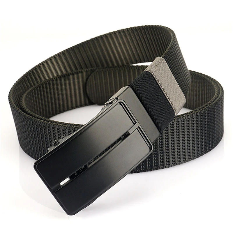 Men's Reversible Belt Ratchet Nylon Belt For Men Casual Web Golf Belt For Jeans Pants Work