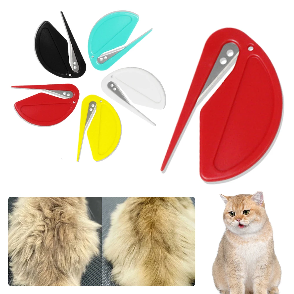 Knotting Comb Pet Grooming Brush Safe Cat Brush Hair Removal Tool Grooming Comb for Removing Tangled and Grooming Knotted Hair