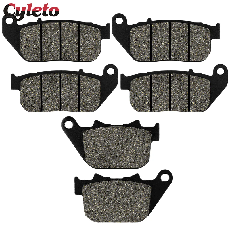 Motorcycle Front Rear Brake Pads for Harley XL883 Sportster XL883R XL 883 Roadster 05-14 XL1200 XL1200R XL 1200 Sportster 04-08
