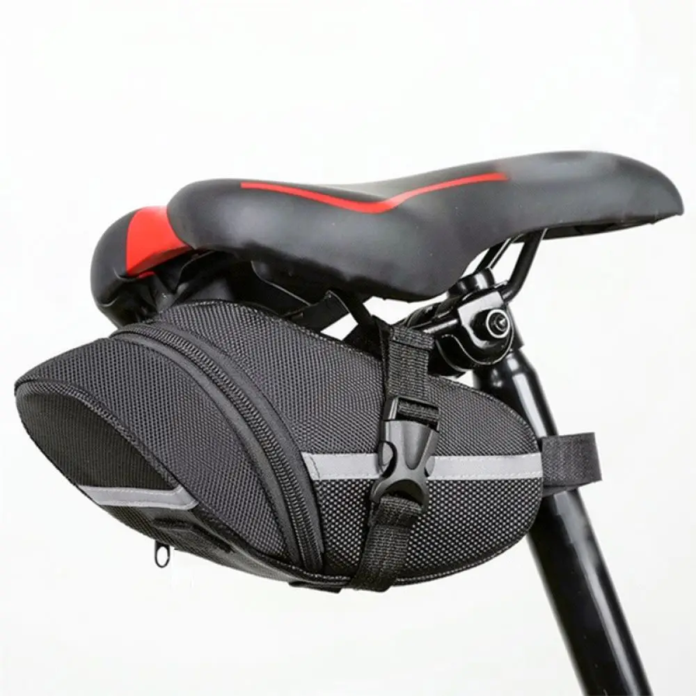Waterproof Cycling Saddle Bag Hard Bike Seat Pack Large Capacity Storage Pouch For Mountain Road Cycling