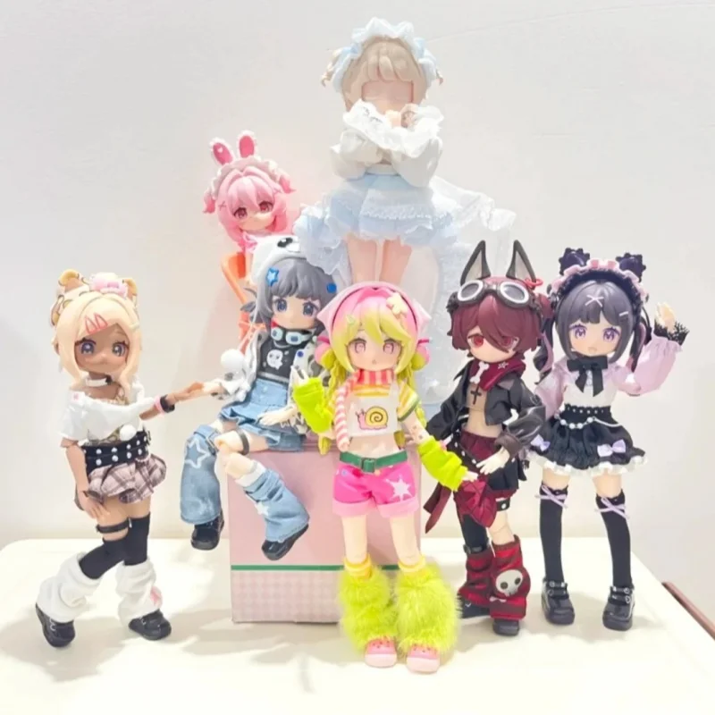 ตุ๊กตา BJD 12 ข้อต่อ ของแท้ ฟรีค่าบริการ น่ารัก สไตล์อิเล็กทรอนิกส์  แบบกล่องสุ่ม  ขยับได้  ของเล่นสุดฮิต  ฟิกเกอร์  กล่องปริศนา  ของขวัญสำหรับเด็กผู้หญิง