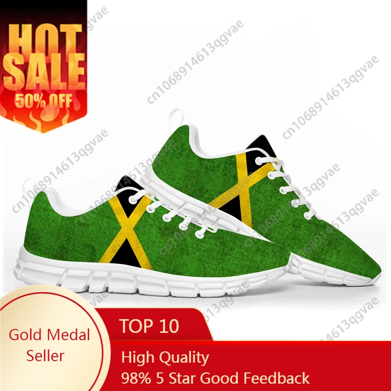 

Jamaican Flag Sports Shoes Mens Womens Sneakers Jamaica Casual Custom Couple Shoes