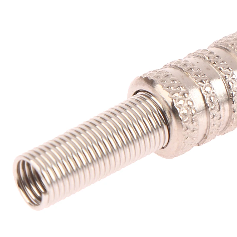 2 Stuks 5.5x2.5mm DC Power Jack Stekker Metalen Connector Adapter Met Gele Kop Adapter Connector plug