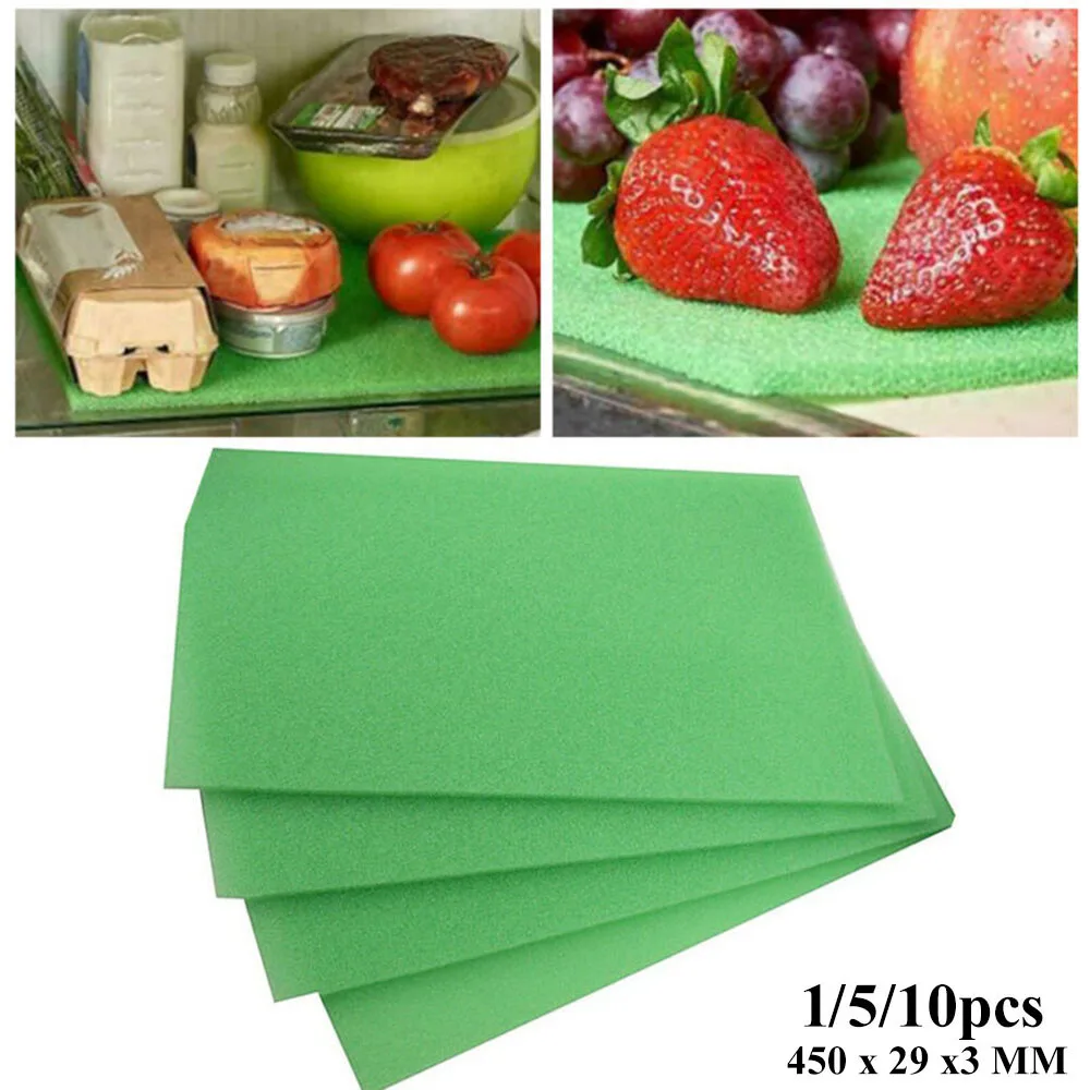 

1/5/10Pcs Refrigerator Liner Kitchen Cabinets Liner Non-Stick Drawer Mats Protector Shelving Cupboard Lining Clear Cabinet Mat