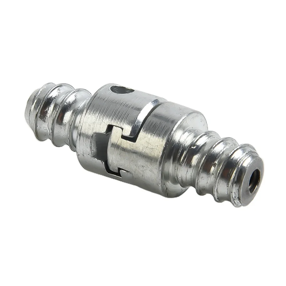 Join Connector 10pcs Galvanized Spring Connector Set for Electric Pipe Dredging Male and Female Join for 16mm Diameter Pipes