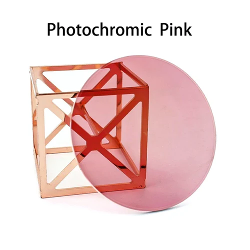Imagen 2 del producto ALICIA 1,56/1,61/1,67/1,74 lentes fotocromáticas antiluz azul gafas bloqueadoras lente azul/rosa/púrpura/verde 1 par hombres mujer lentes