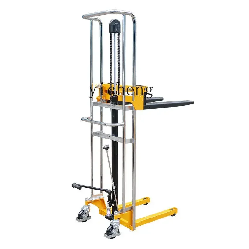 

ZK manual light stacker, light lifting luggage truck, hydraulic loading and unloading forklift