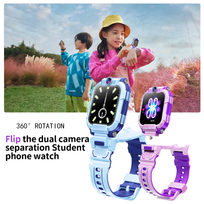 Kids 4G Smart Watch SOS GPS Location Video Call Sim Card For Children SmartWatch Camera Waterproof Watch For Boys Girls Relojes