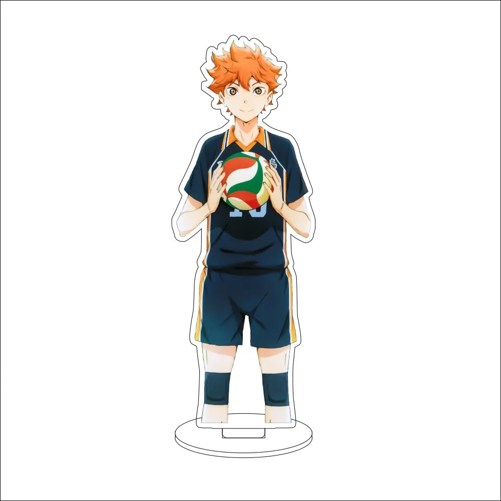 16CM Anime Haikyuu Hinata Shoyo Tsukishima Kei Nishinoya Yu Kozume Kenma Kageyama Tobio Cosplay Acryl-Figur Ständer Geschenke Dekorationen – Detail 1