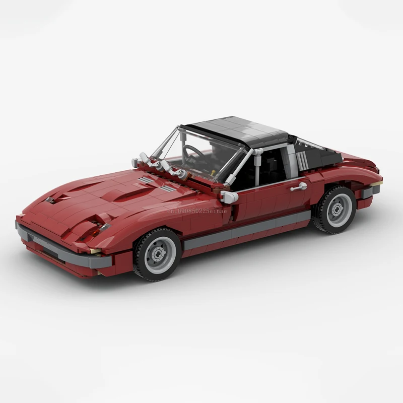 MOC Lotus Elan Red Version City Car Mercury Coupe Supercar Building Blocks Brick Racing Technique Creative Garage DIY Toys Gifts