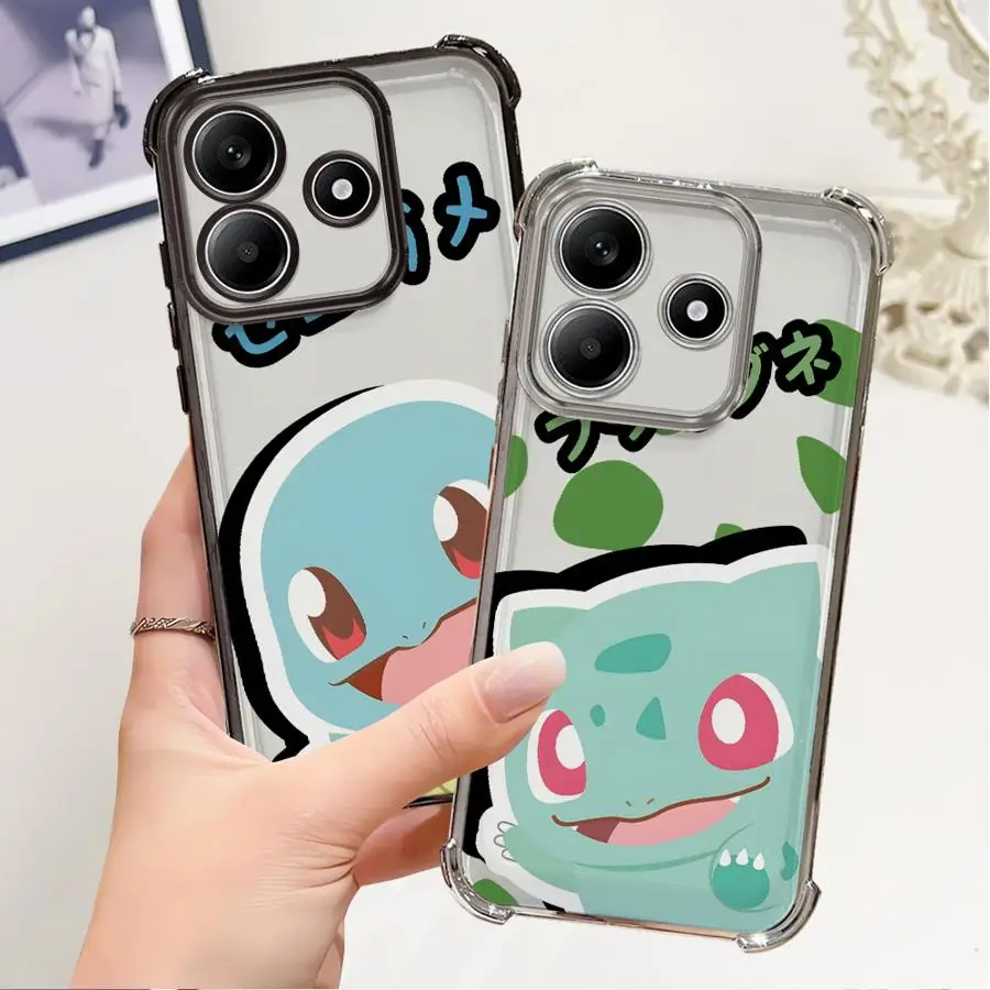 حافظة لهاتف Xiaomi Redmi 13C K80 Pro A3X A3 A5 K80 5G 14C Poke-monS Pika-chuS