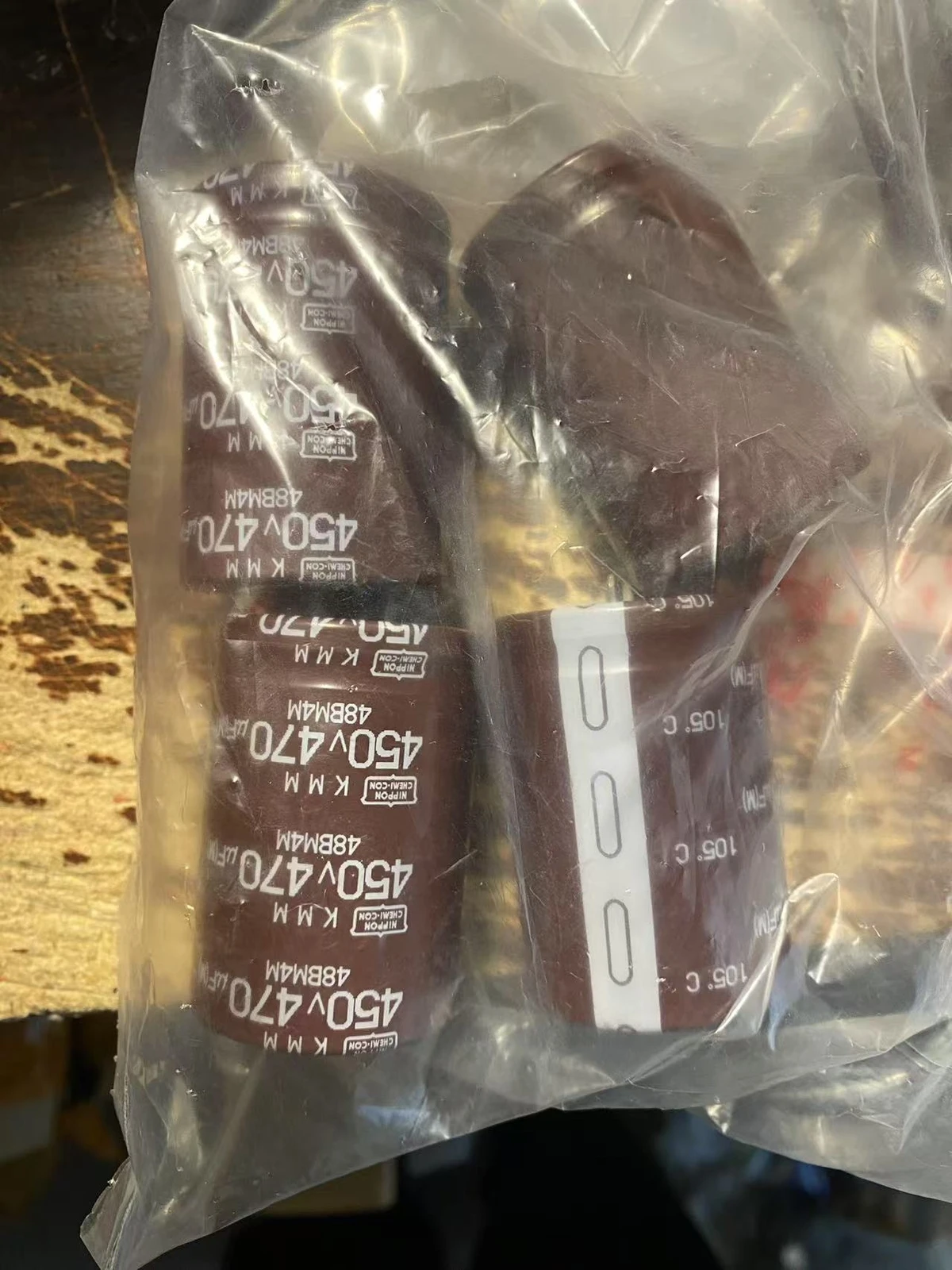2pcs NCC Nippon Chemi-Con KMM 470mfd 450V 470UF electrolytic Capacitor caps