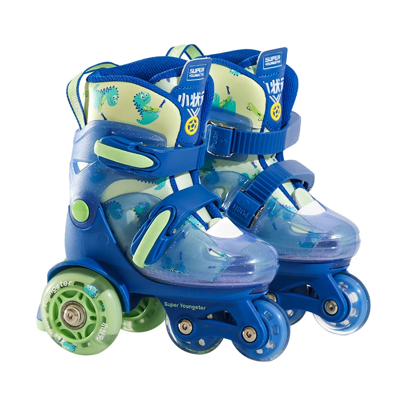 공장 직판 도매 어린이용 인라인 스케이트 신발 조절 가능한 사이즈 스케이트 신발