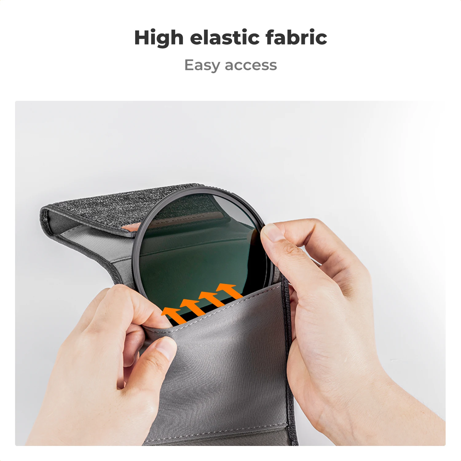 K & F Concept 2 팩 렌즈 필터 케이스, 카메라 필터용 필터 지갑 가방, 82mm 거치대 파우치, UV ND CPL 필터 케이스