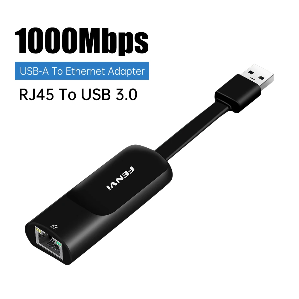 1000Mbps USB3.0 to RJ45 Gigabit Ethernet Adapter Wired Network Card Extender Lan Card Hub for PC Laptop Tablet