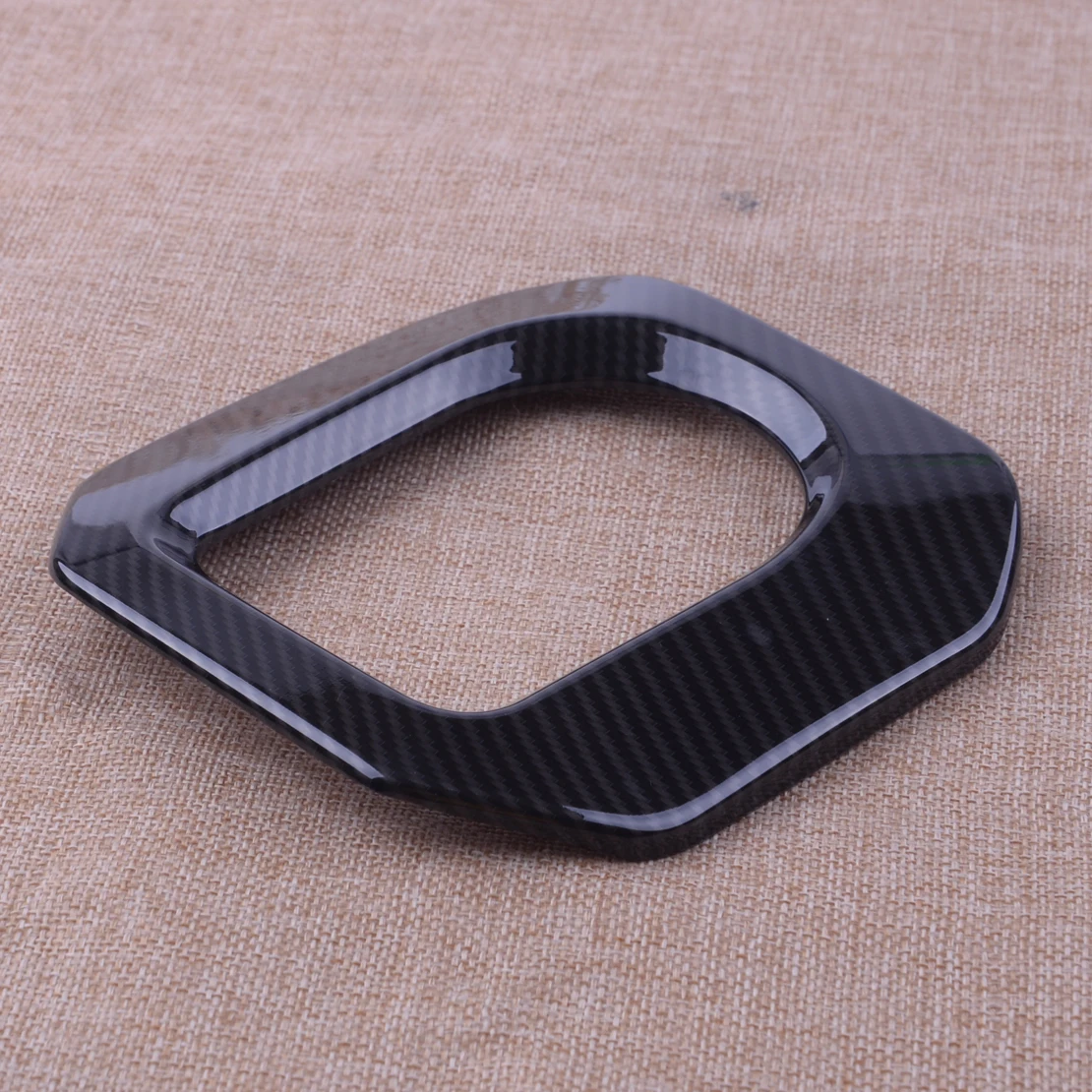 Carbon Fiber Car Gear Shift Frame Position Panel Decorative Cover Trim Sticker Fit for Range Rover Evoque 2014 - 2017 2018