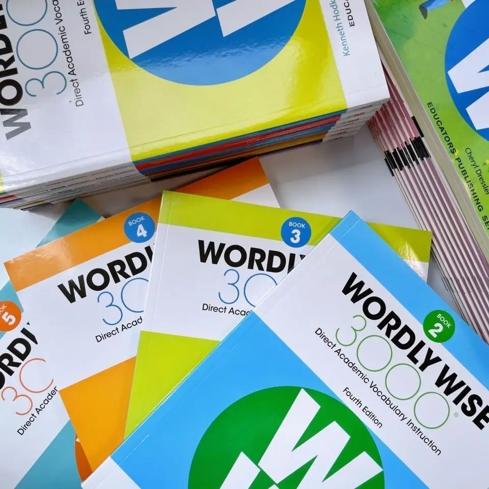 High quality Wordly Wise 3000 word color printing 35 books in total Level K-12 Complete Vocabulary Workbook with Answers