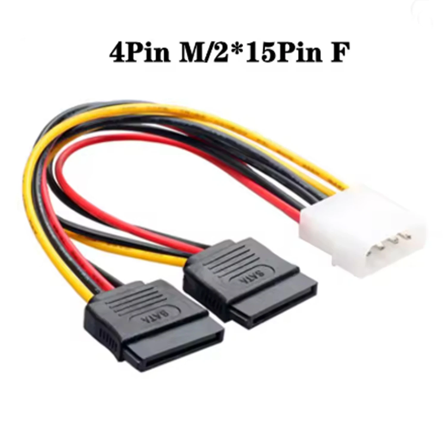 Power 6Pin 8Pin 4Pin 15Pin SATA Male to 4Pin IDE Molex Female 15Pin SATA Female Power Cable Computer Cable 6Pin To 8Pin 20cm
