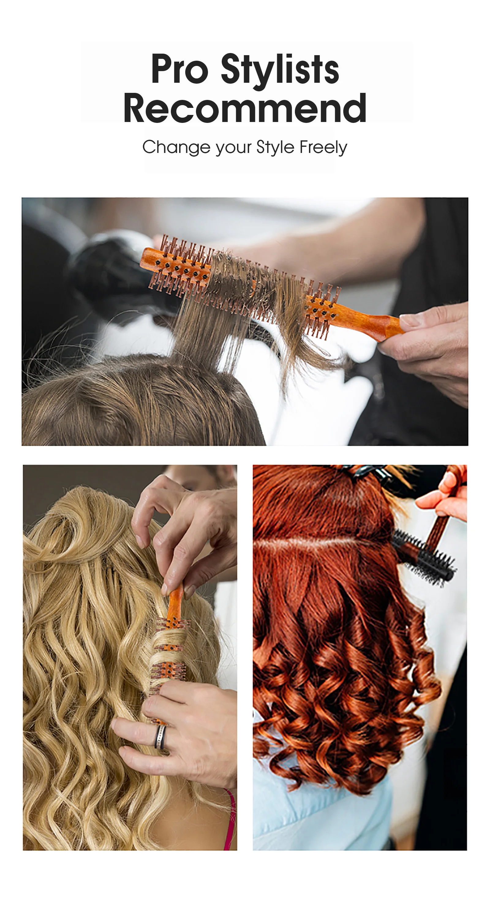 3-teiliges Pro-Haarbürsten-Set mit Holzgriff, Bistle-Toupiertoupet-Kamm, Lockenbürste, Mini-Twist-Rundbürsten für Volumen-Styling an den Haarwurzeln – Detail 13