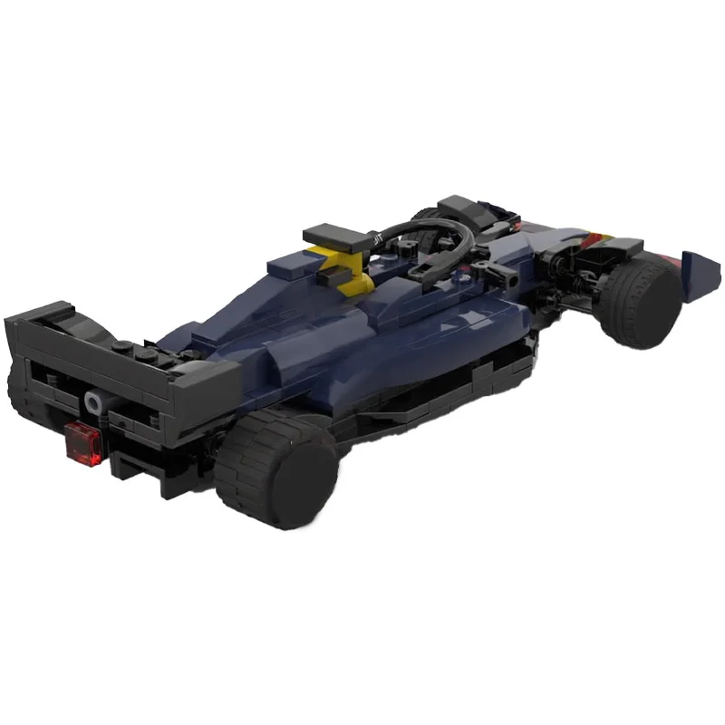 302 PCS Racing Car Red B19 - Miami MOC Customize Modular Building Block Design Model Technology Popular DIY Toy Christmas Gift