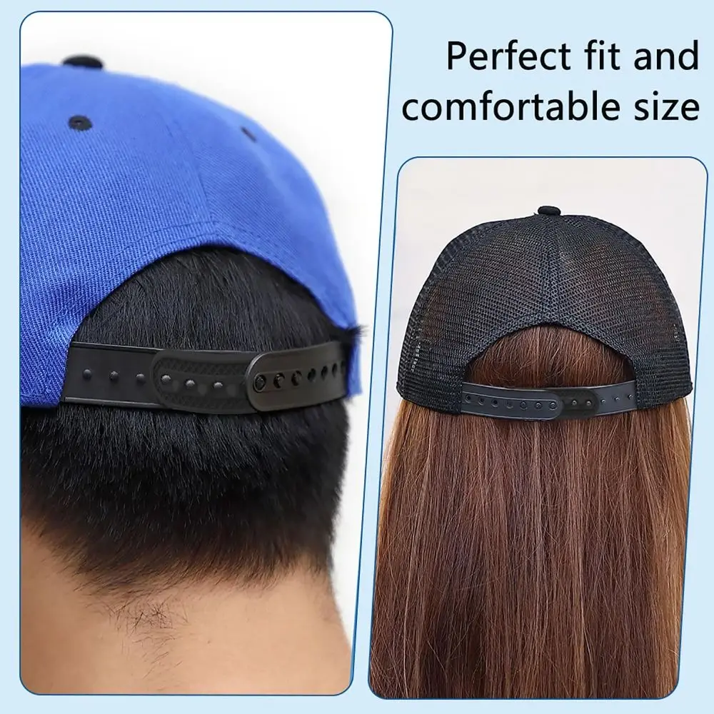 2Pcs Removable Hat Adjuster Buckle Cap Accessories Durable Baseball Cap Adjustable Straps Snapbacks Extenders Hat Retainer