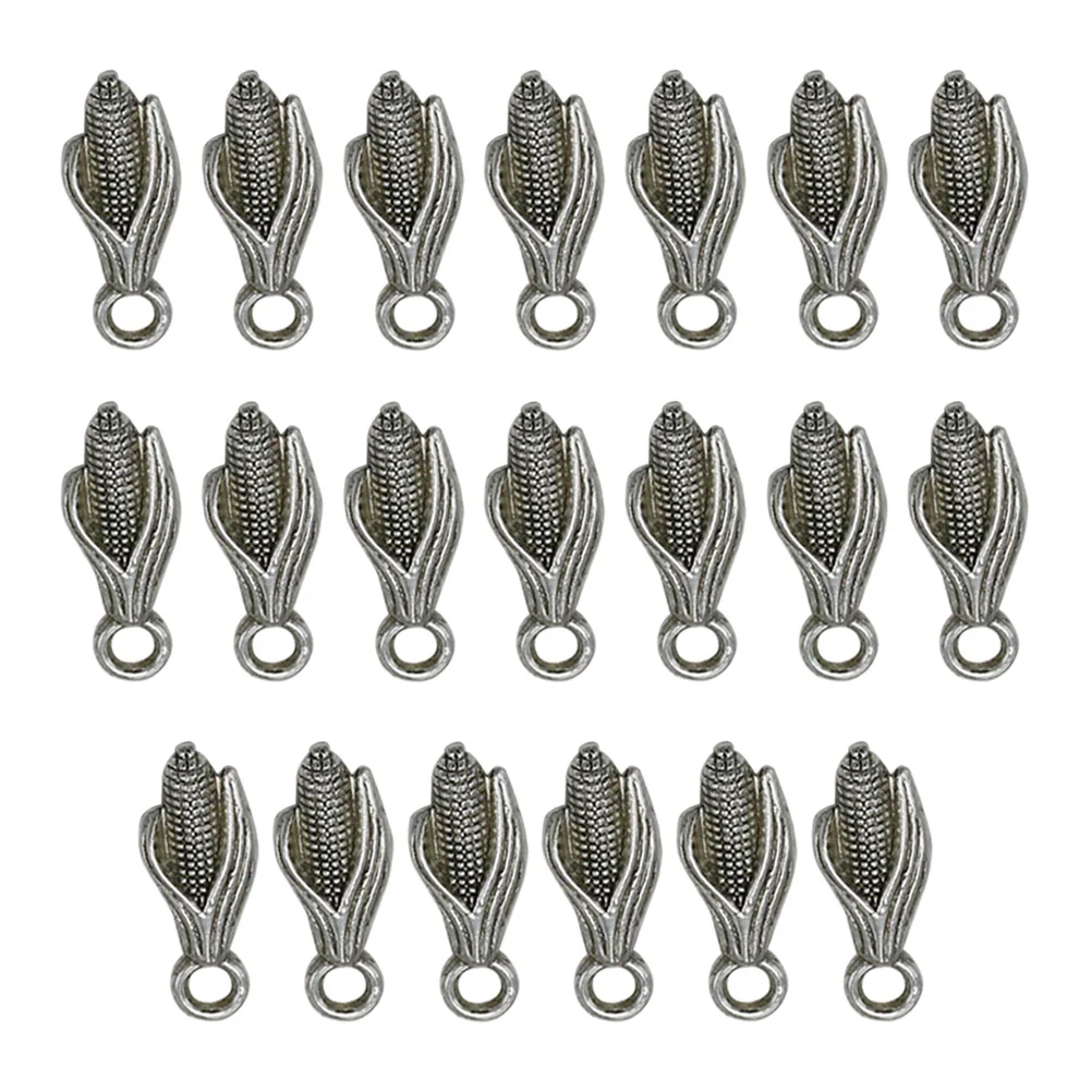 

20pcs Alloy Pendant Charm Double Sided Silver DIY Pendants Bracelet Necklace Earrings Accessories Craft Jewelry Making Supplies