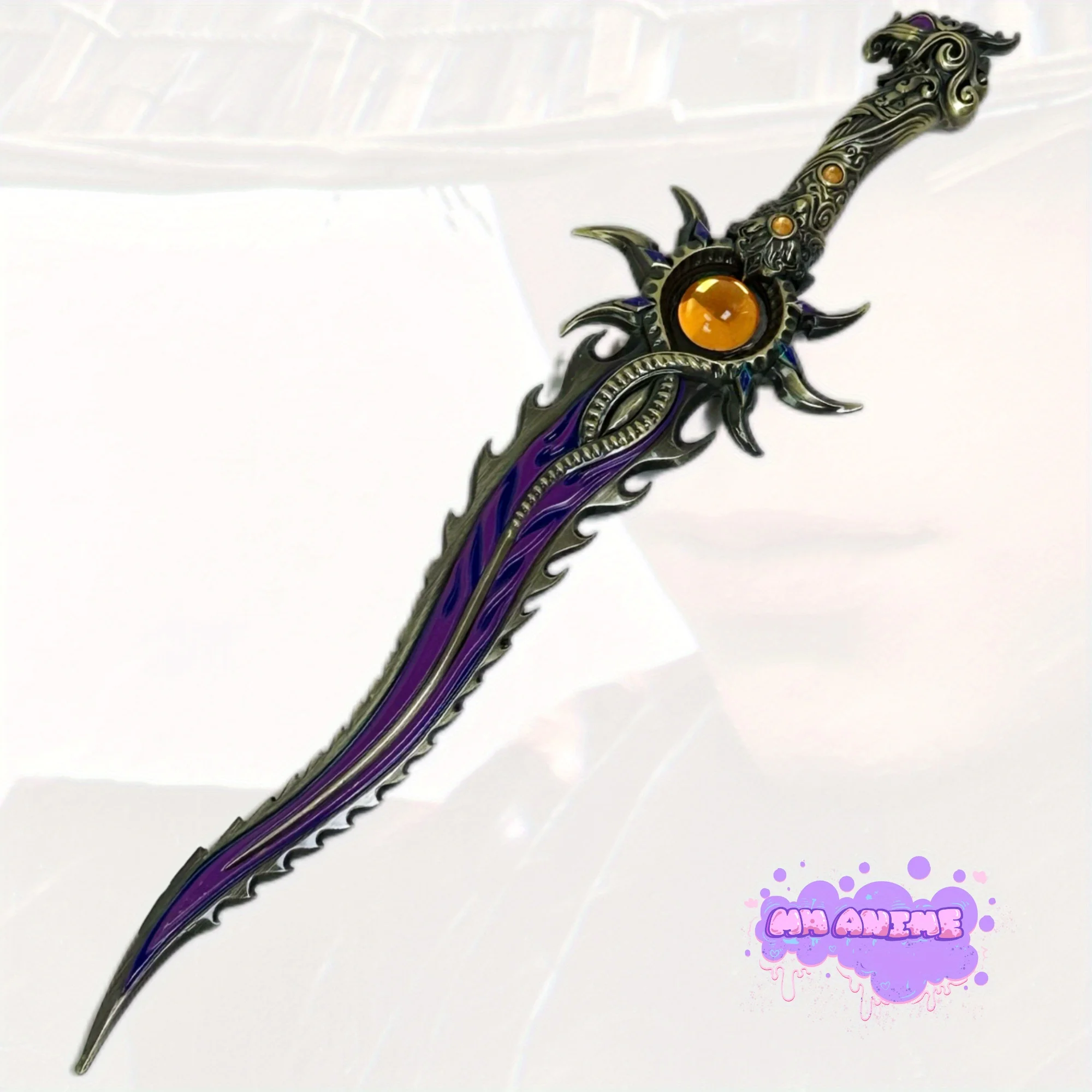 11.8inch Naraka Bladepoint Metal Katana Sword Japanese Katana Original Samurai Sabre Ninja Knife Cosplay Accessories Prop Toy