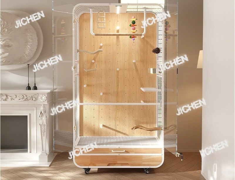 

Große Vogel Ambientefige VILLA Panoramablick Luxus Massivholz Schrank Grau Maschine King Kong DIY Stingen