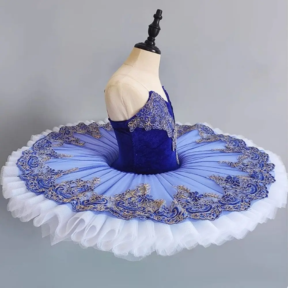 ชุดบัลเลต์เด็กประดับเลื่อมแฟชั่น ชุดแสดงพองฟูวิบวับ ชุดงานเลี้ยงมืออาชีพ ชุดเต้นรำ