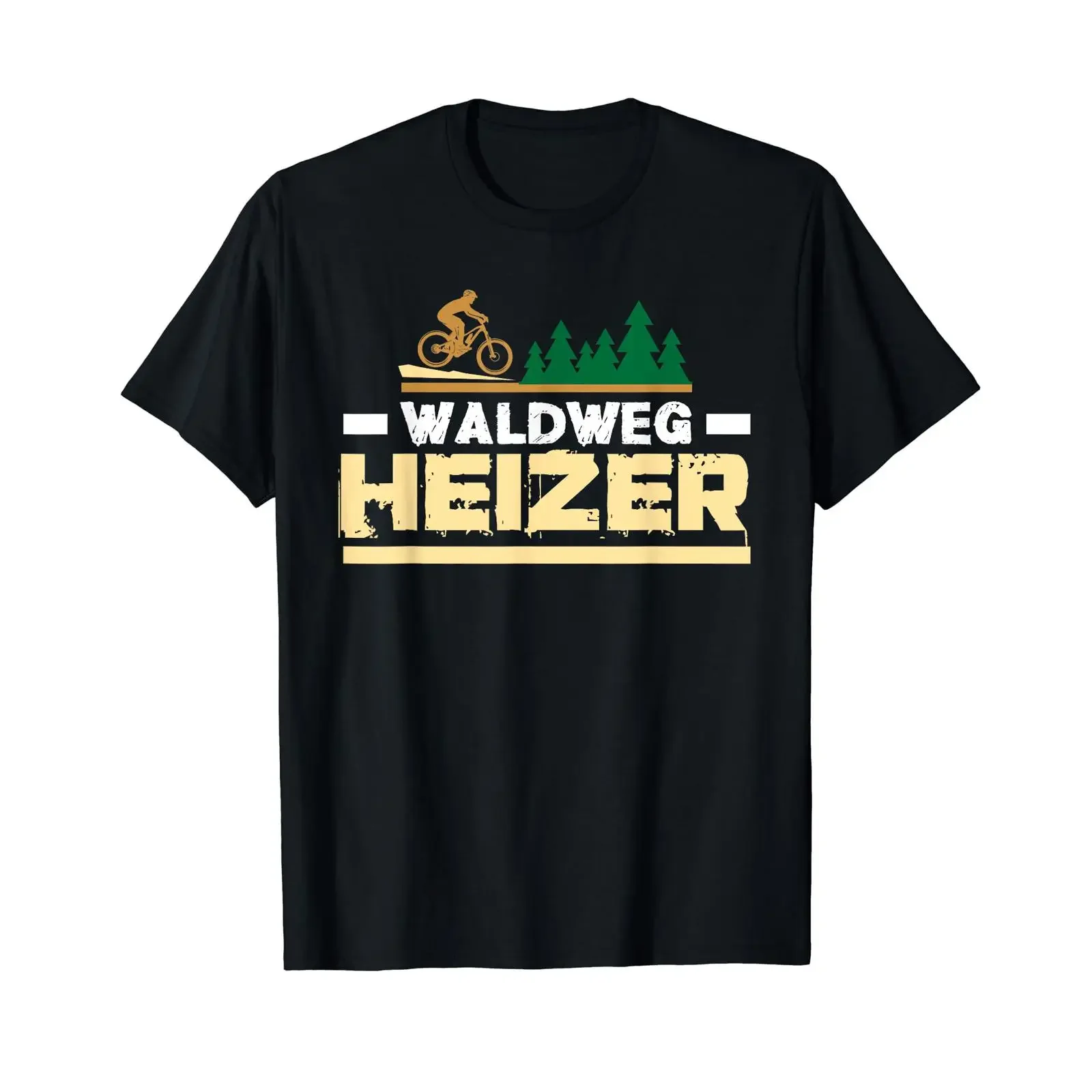 Waldwegheizer BMX Extreme Sports T Shirt black S vintage Washed Casual graphic Stretched designer clothes Soft Stylish