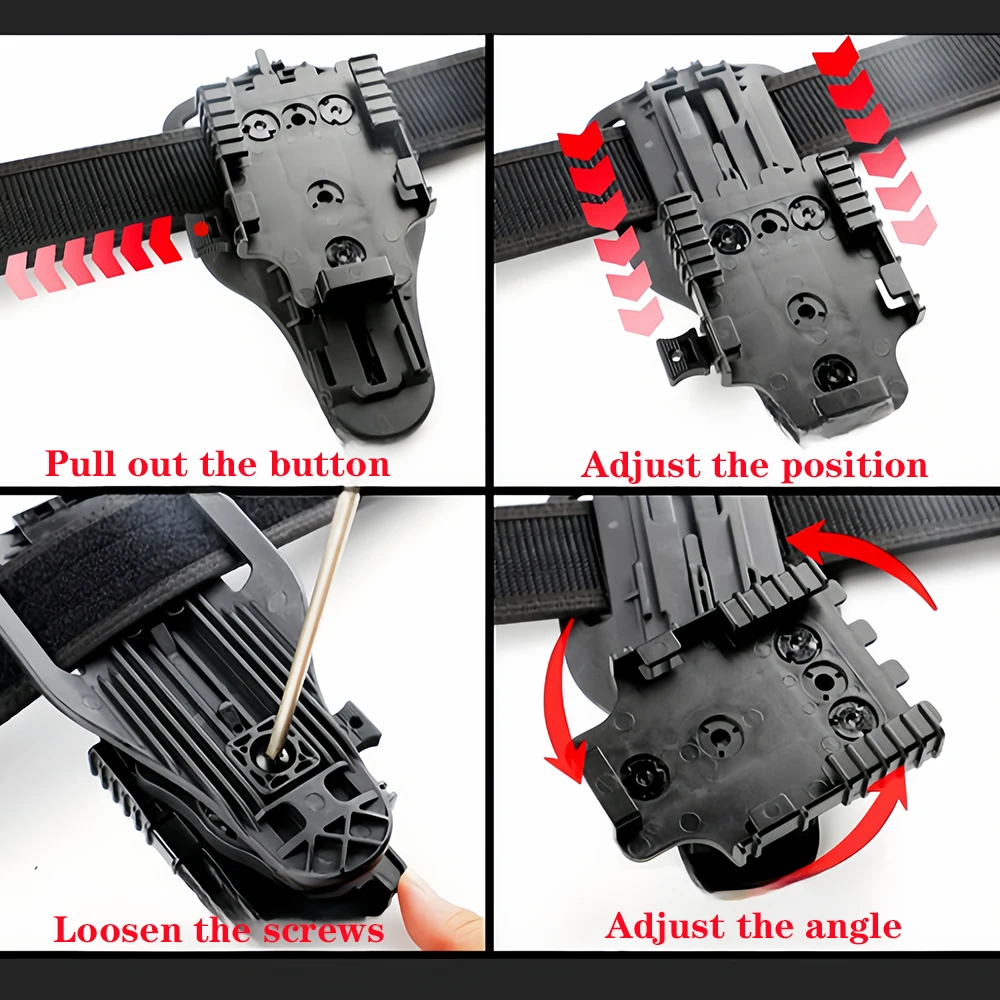 3K Carbon Fiber Archery Quiver， Tubes Arrow Holder ，QD Locking System  -Ultra-Lightweight Adjustable Modular Design