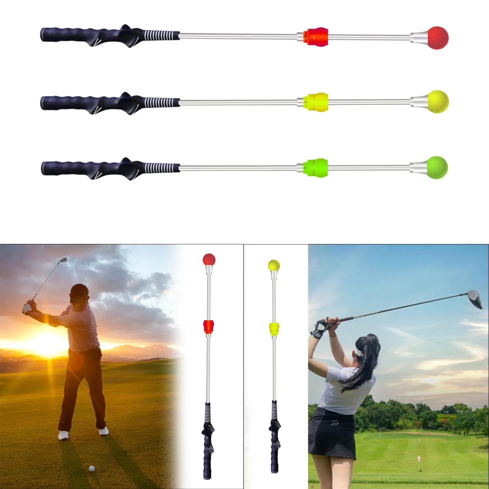 

Golf Swing Trainer Multipurpose Flexibility Comfortable Handle Practical Golf Warm up Stick for Adult Indoor Golf Accessories