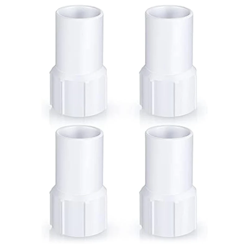 ABYM Replacement Cuff Vacuum Hose 1-1/2 Inch 4 Pieces Pool Cleaning Tools Accessories Threaded