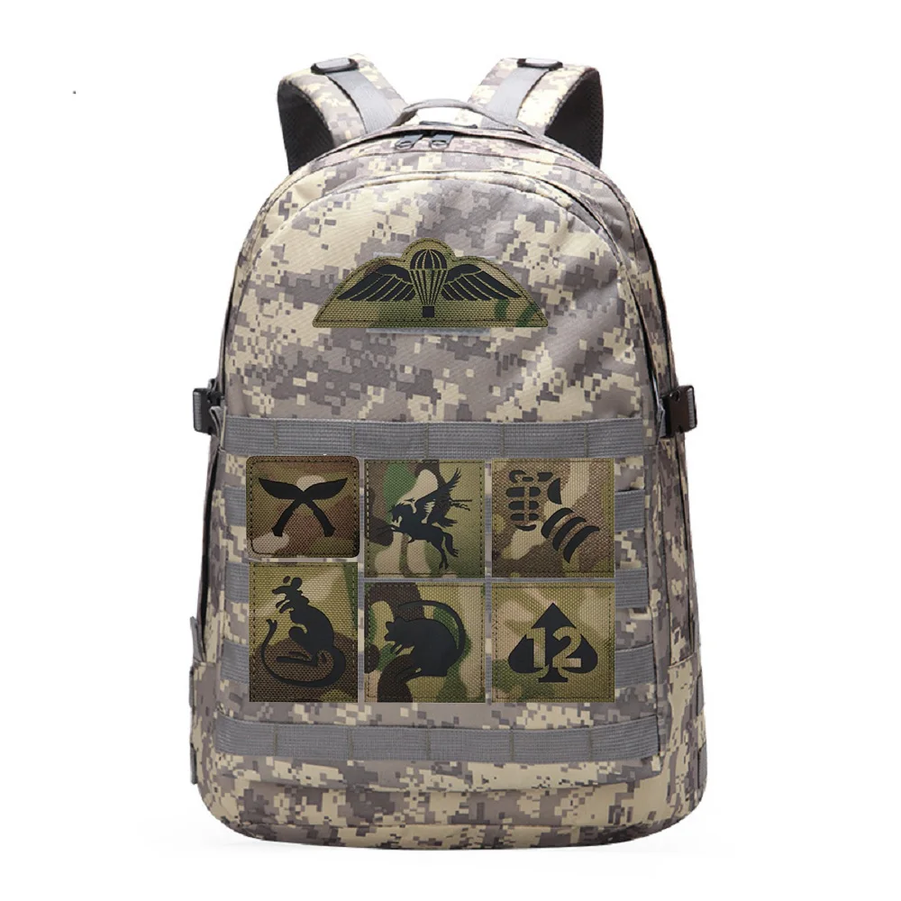New Design Infrared Reflective Animal Scorpion Armband Rat IR Reflective Paratrooper Camouflage Square Patches for Clothing view 2