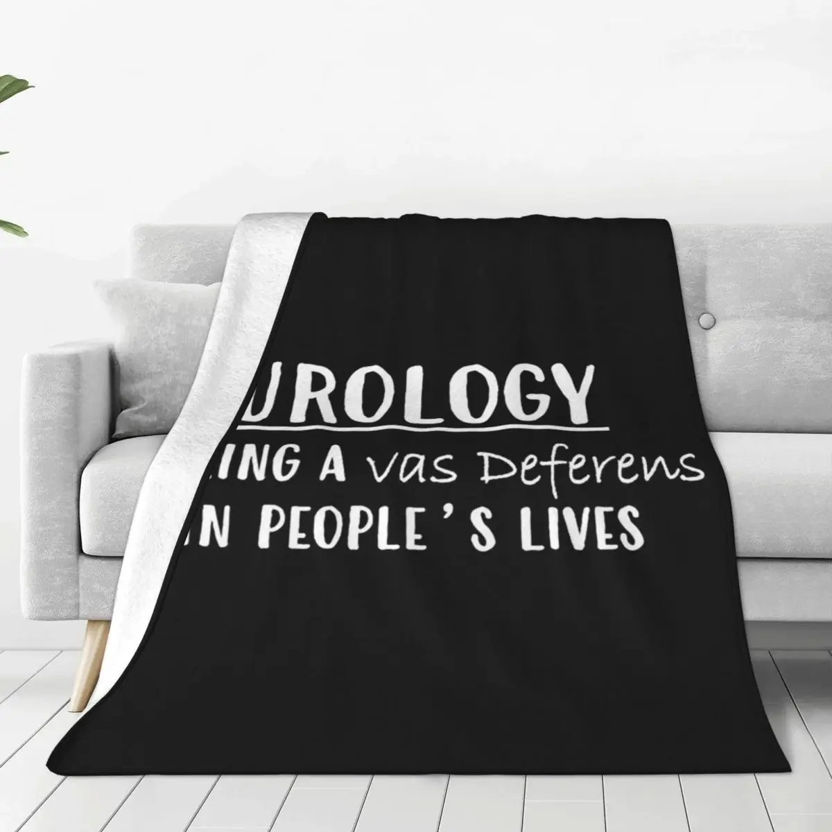 Urology Vas Deferens Blanket Soft Warm Flannel Throw Blanket Plush for Bed Living room Picnic Travel Home Sofa