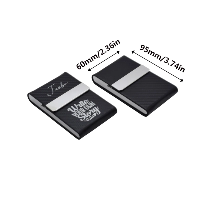 10pcs/Lot Blank Laser-engraved PU Business Card Holder Blanks Laser Engraving Business Name Card Holders for Custom Printing