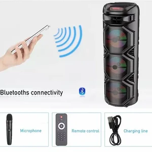 Bluetooth hoparlör yüksek güçlü subwoofer taşınabilir dış mekan hoparlörleri surround 3D stereo, Müzik Merkezi, 3000W, 12 En iyi 10 satış konuşmacısı-12 inç-6 numara